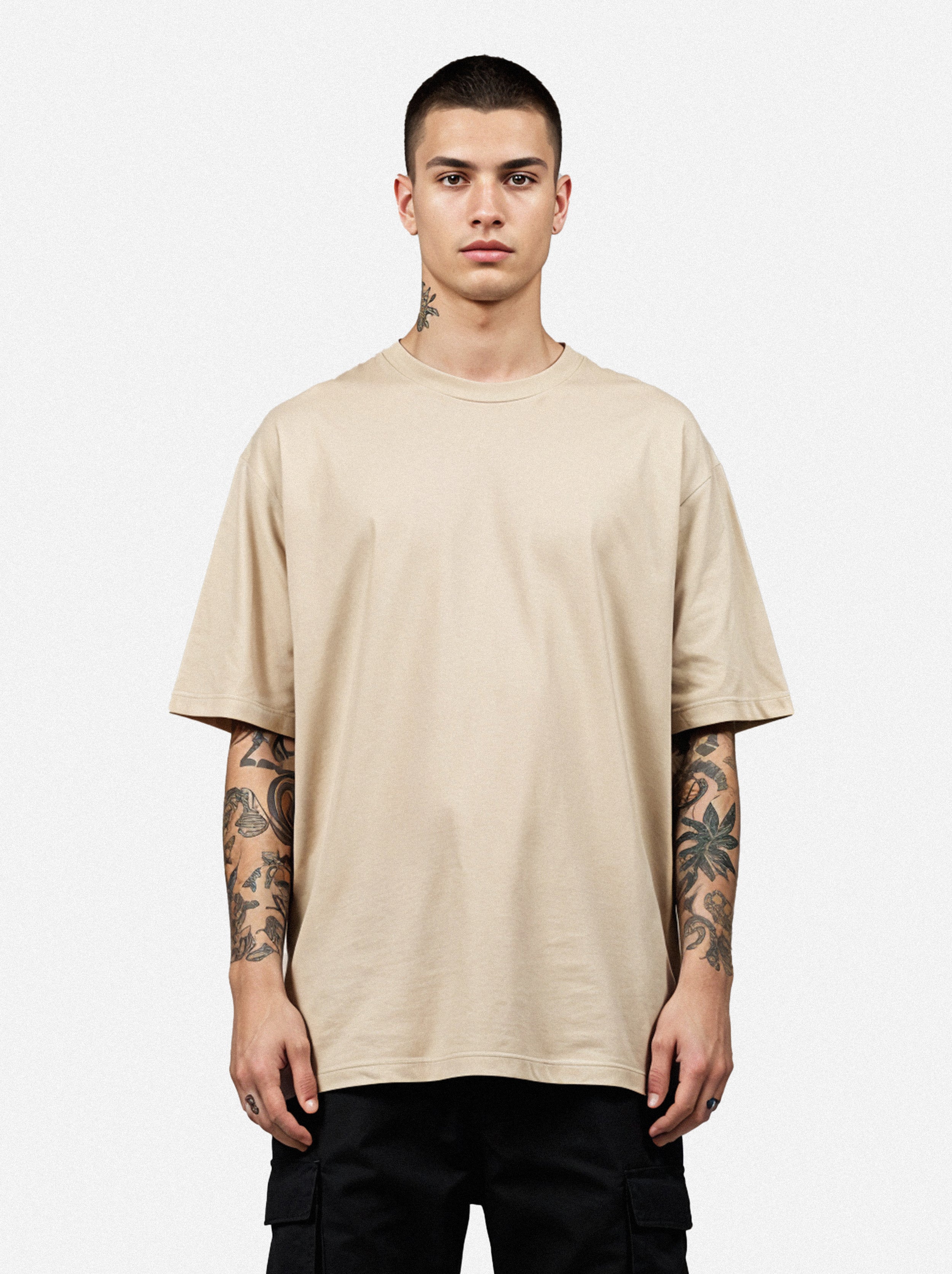 Vacancy Oversized Shirt - Natural Raw
