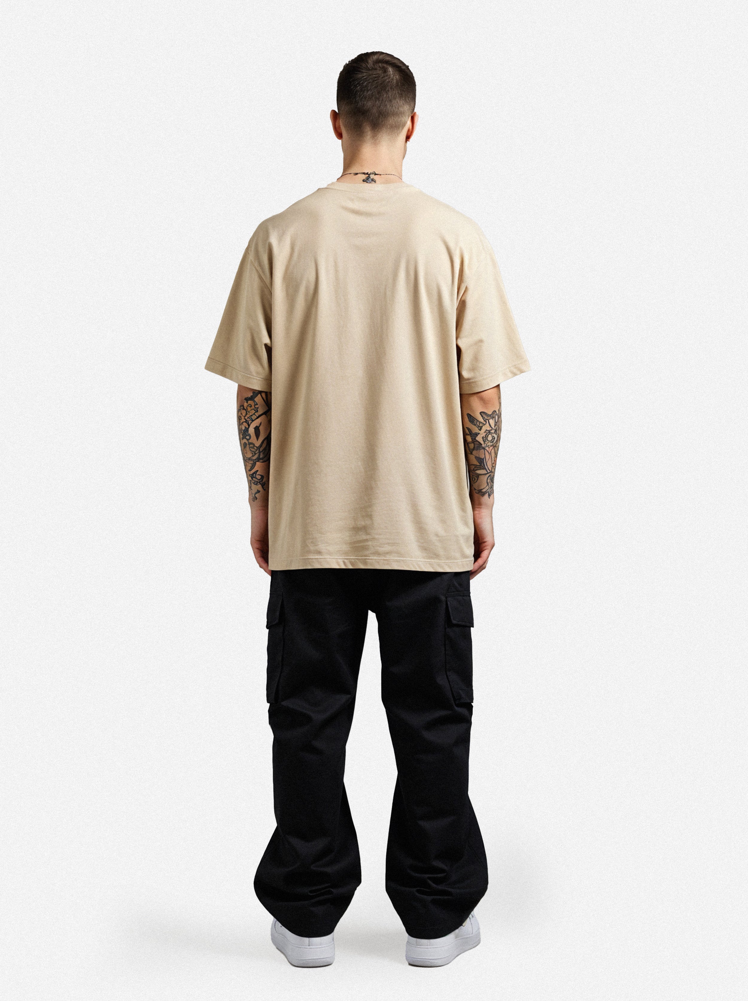 Vacancy Oversized Shirt - Natural Raw