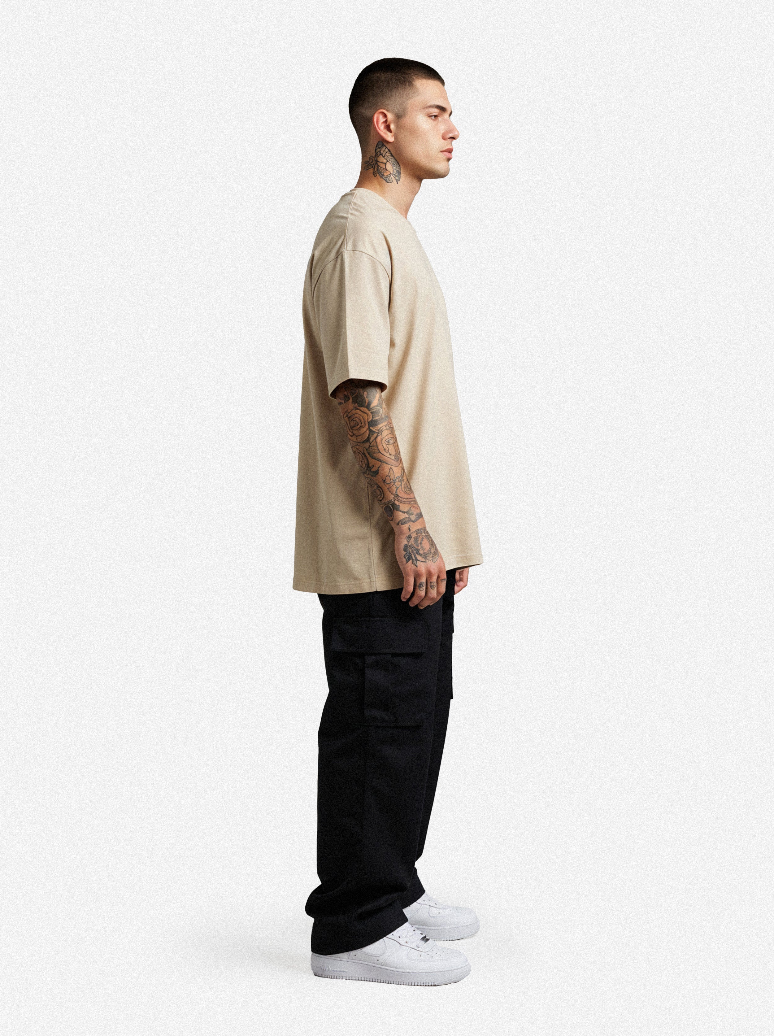 Vacancy Oversized Shirt - Natural Raw