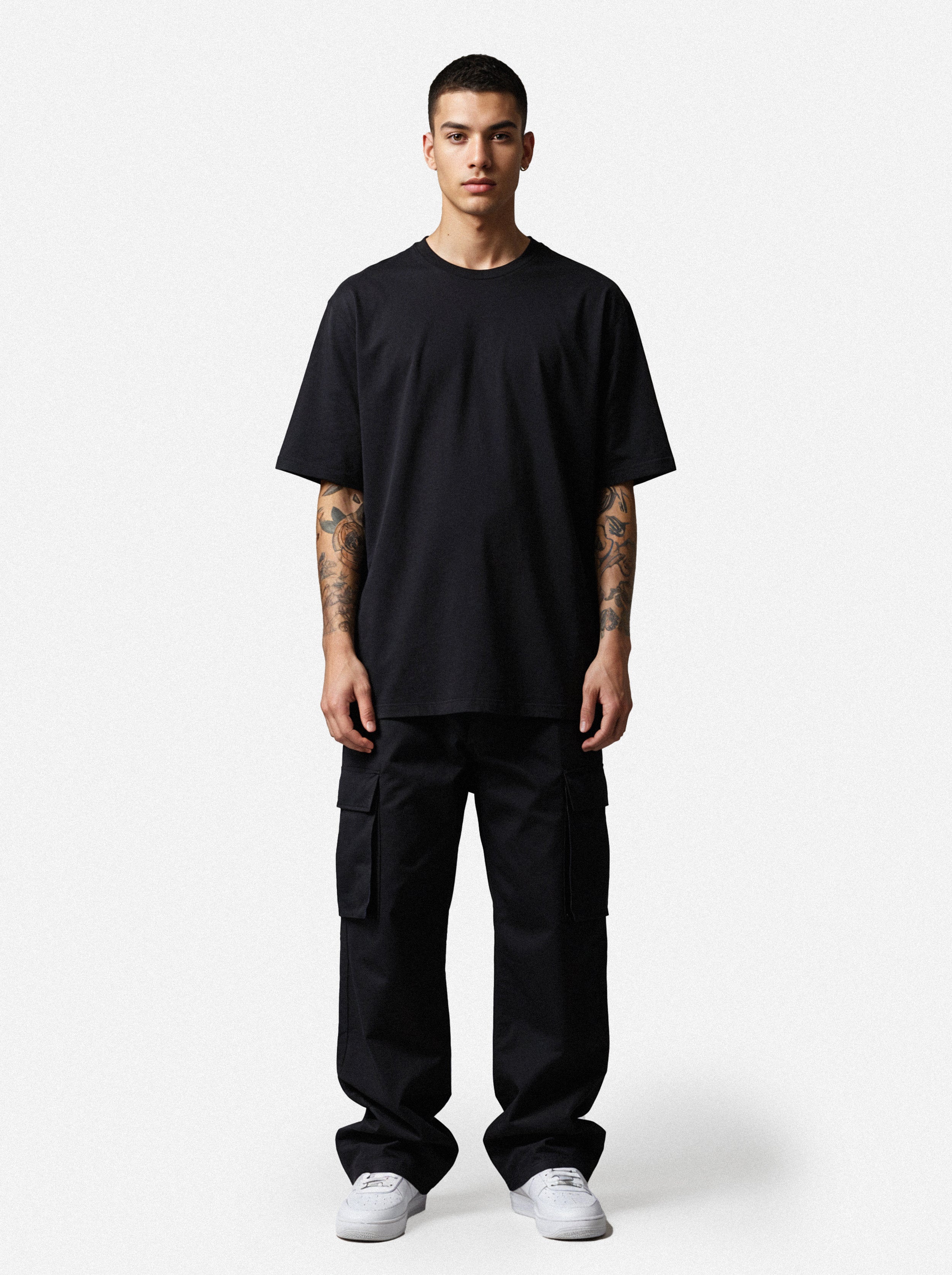 Vacancy Oversized Shirt - Black