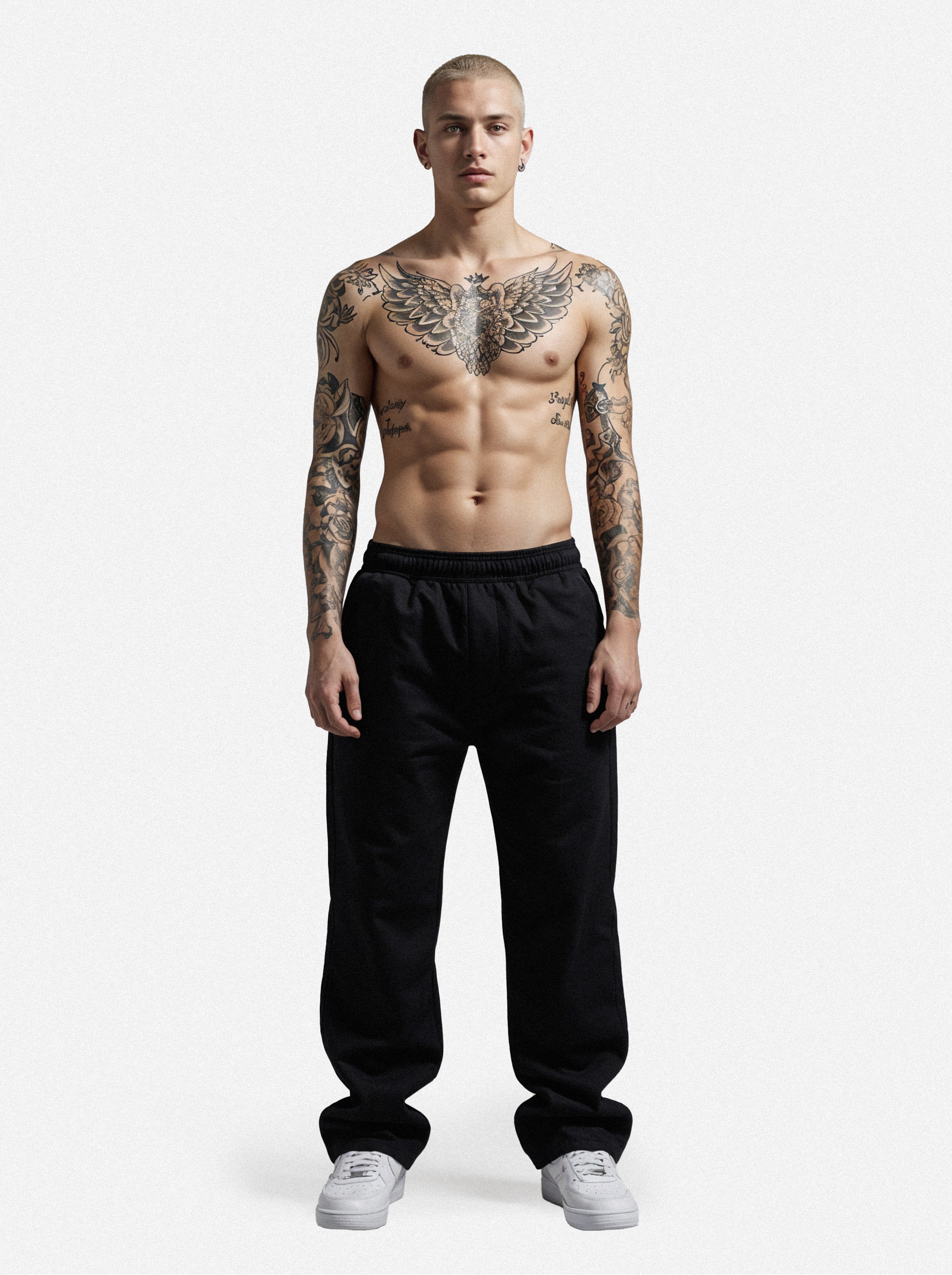 Vacancy Oversized Sweatpants - Black