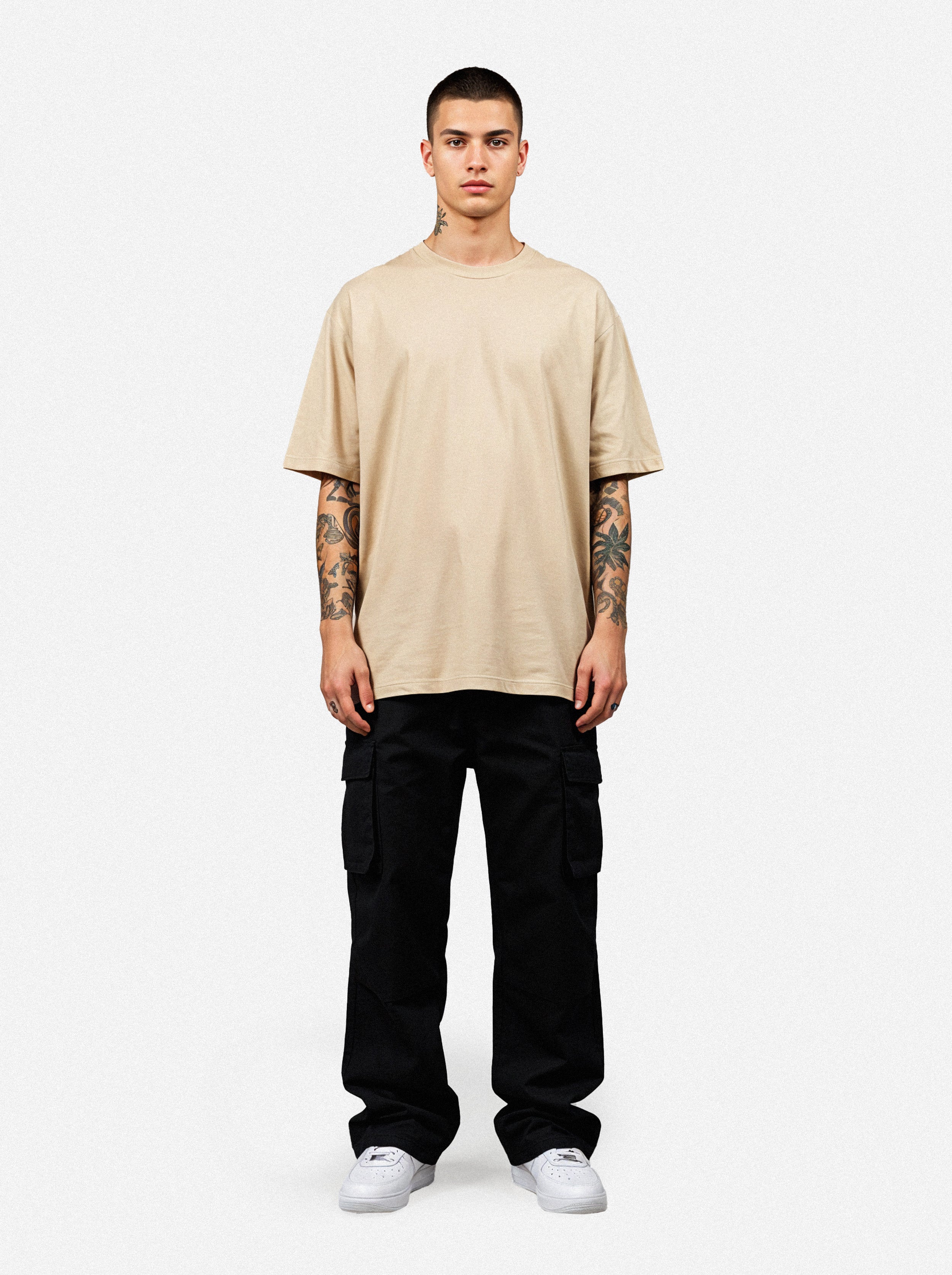 Vacancy Oversized Shirt - Natural Raw