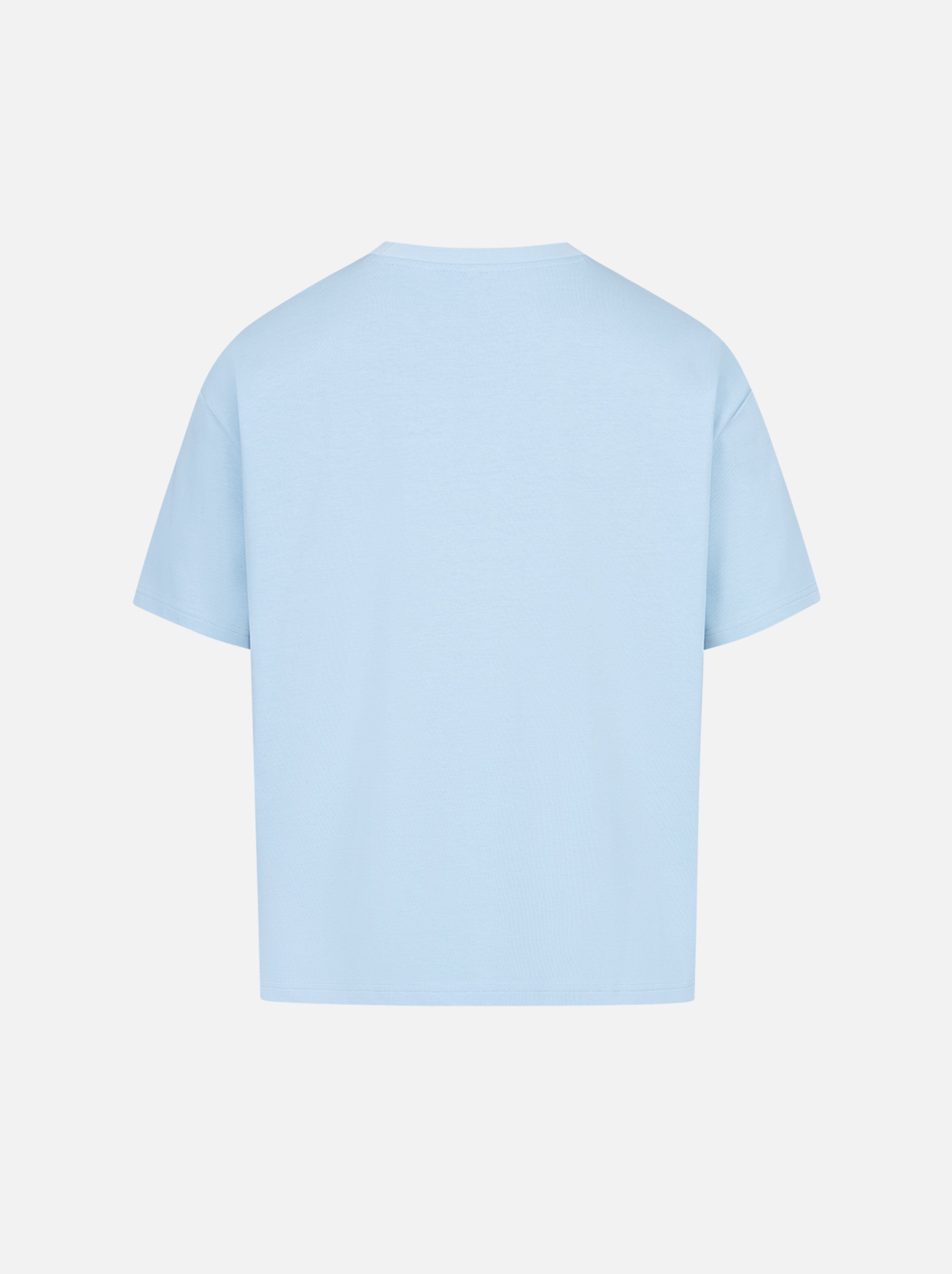 Vacancy Oversized Shirt - Baby Blue