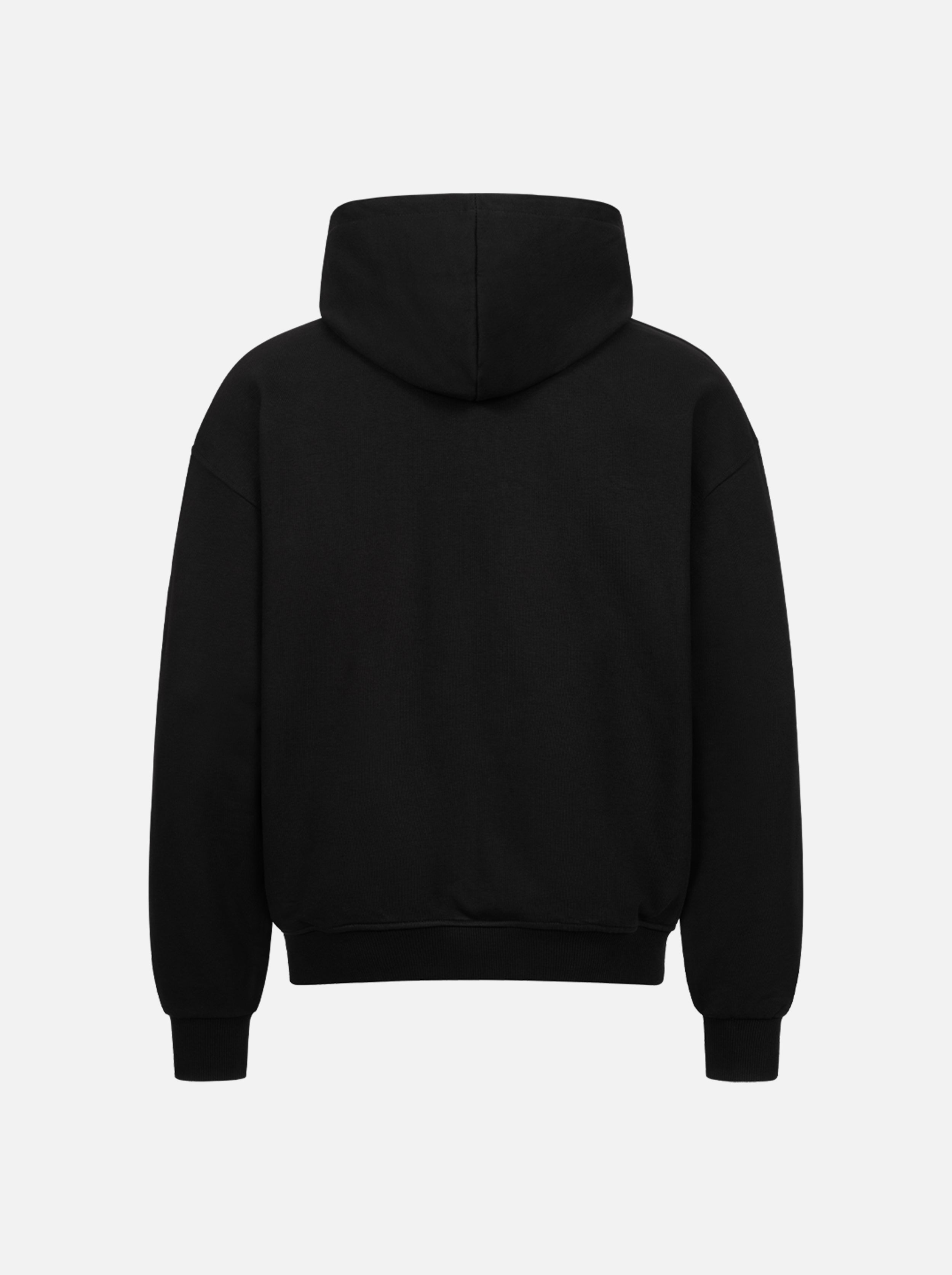 Vacancy oversized Zipper Hoodie - Black