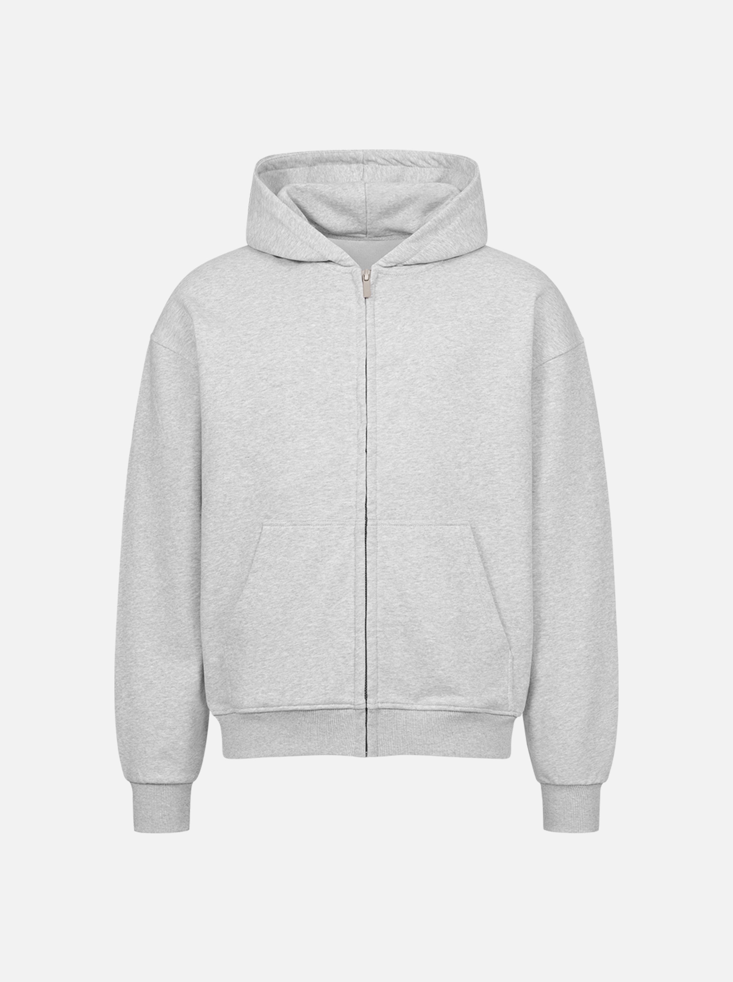 Vacancy oversized Zipper Hoodie - Grey