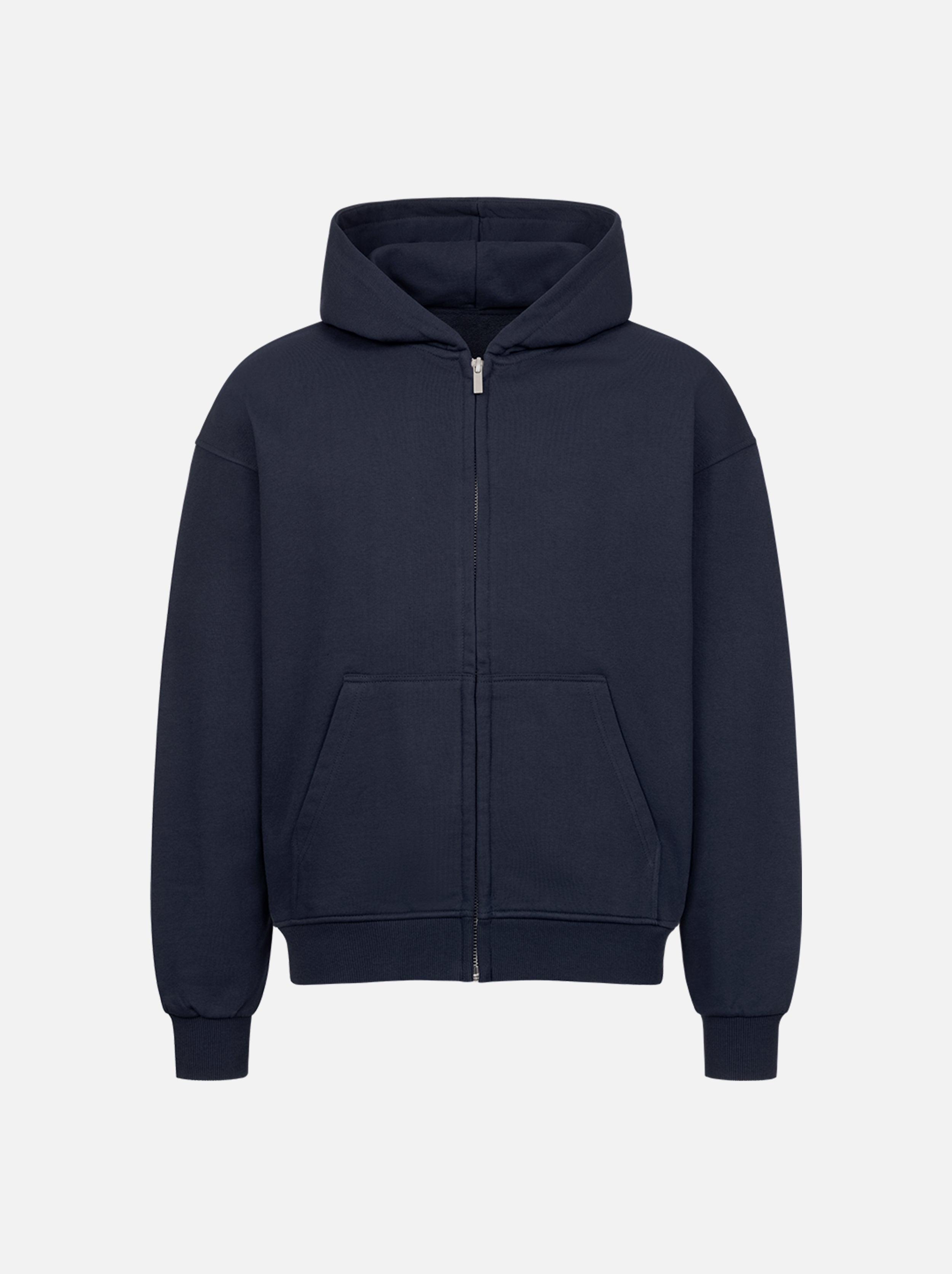 Vacancy oversized Zipper Hoodie - French Navy