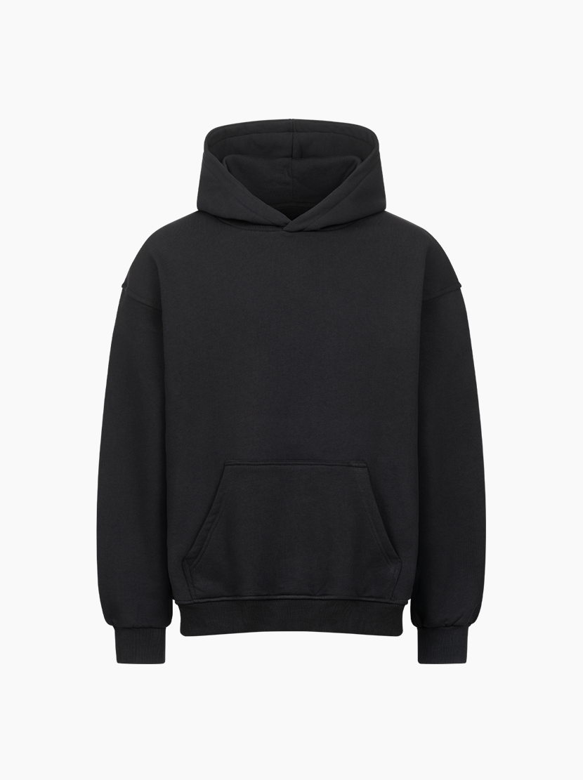 Plain cheap black hood