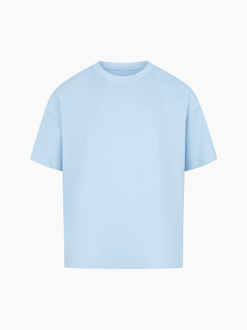 Vacancy Oversized Shirt - Baby Blue