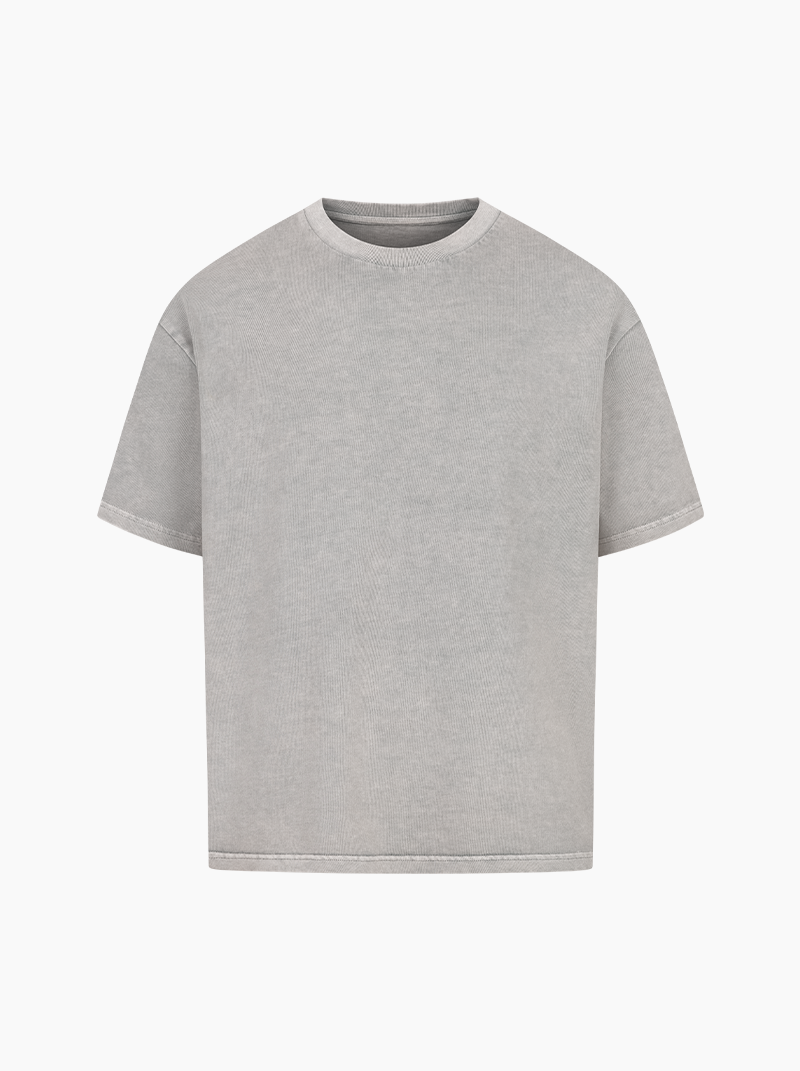 Vacancy Oversized Shirt - Washed Grey